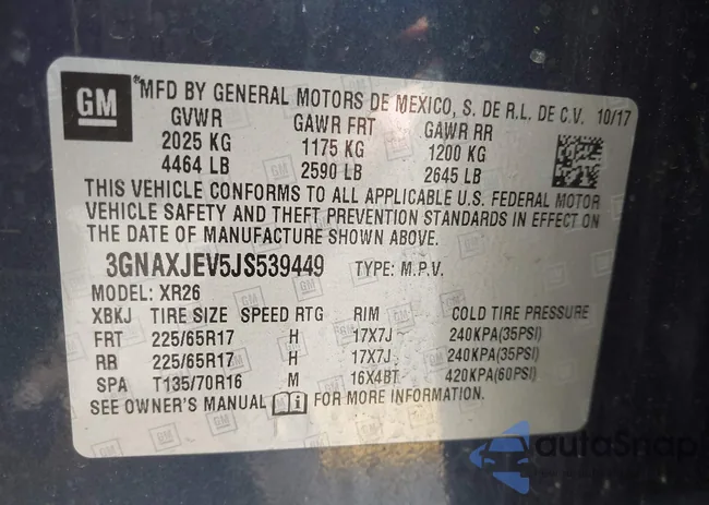 3GNAXJEV5JS539449: 42336284