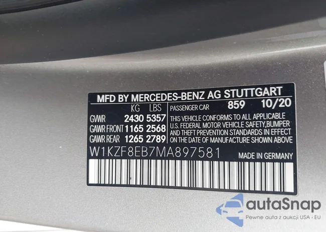 W1KZF8EB7MA897581: 42336486