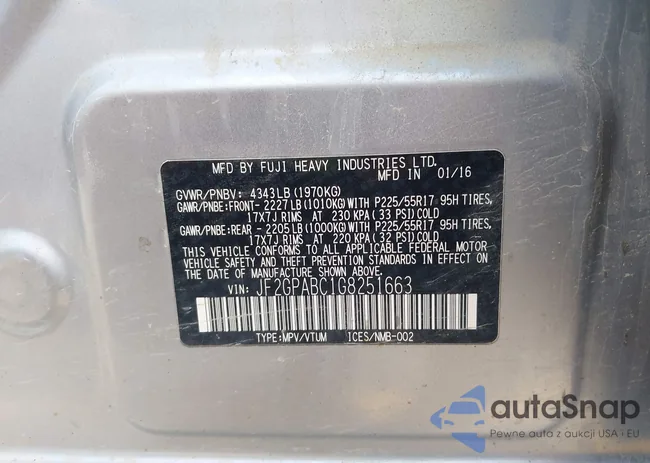 JF2GPABC1G8251663: 42336487