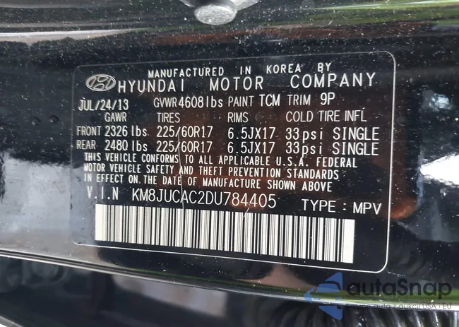 KM8JUCAC2DU784405: 42336076