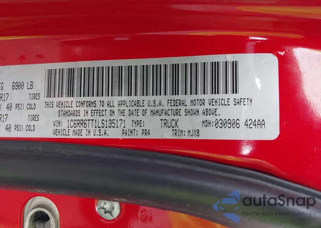 1C6RR6TT1LS135171: 42337498