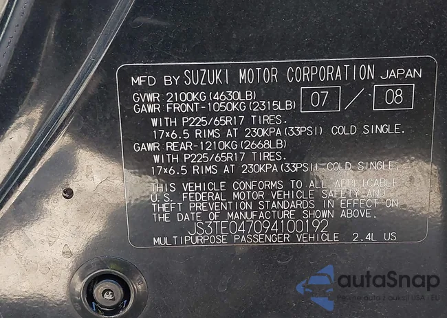 JS3TE047094100192: 42336959