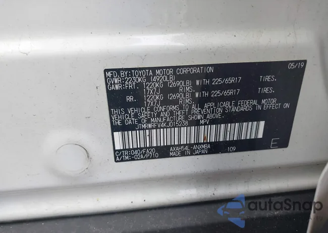 JTMRWRFV4KJ015238: 42337059