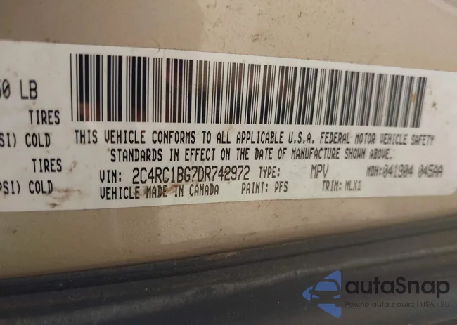 2C4RC1BG7DR742972: 42338197