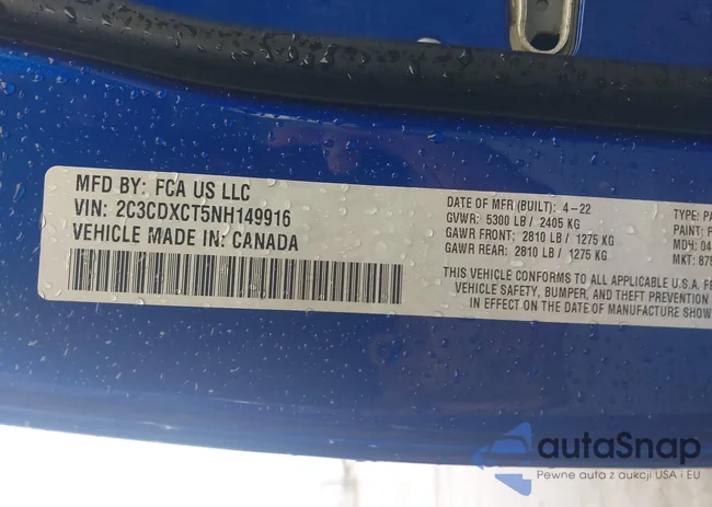 2C3CDXCT5NH149916: 42338448