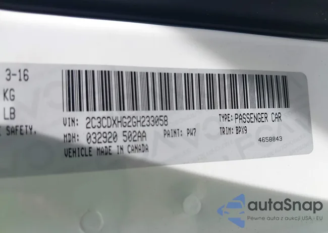 2C3CDXHG2GH233058: 42338458