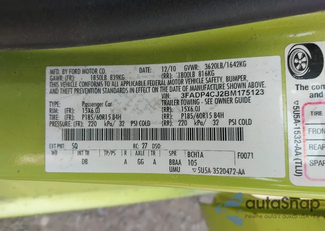 3FADP4CJ2BM175123: 42338471