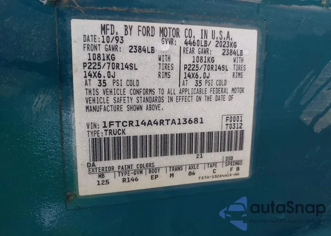 1FTCR14A4RTA13681: 42338591