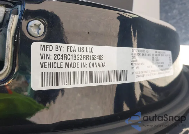 2C4RC1BG3RR162402: 42337839