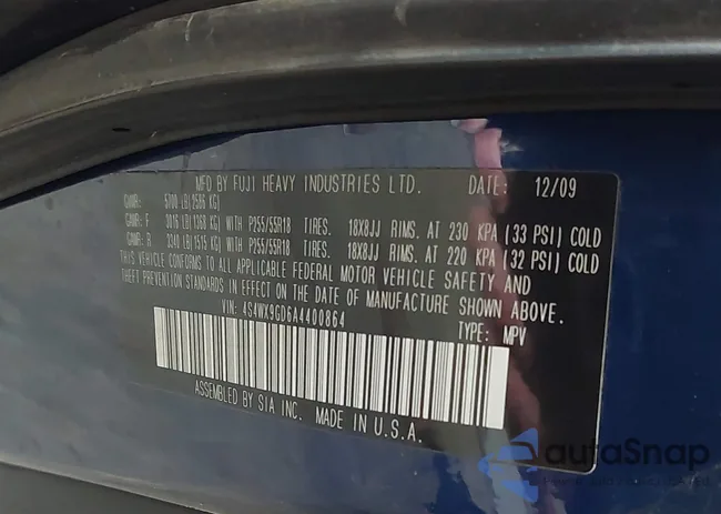 4S4WX9GD6A4400864: 42337867