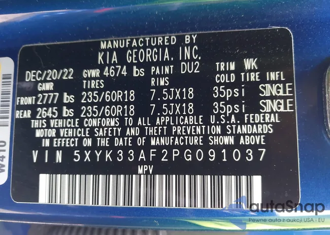 5XYK33AF2PG091037: 42337905