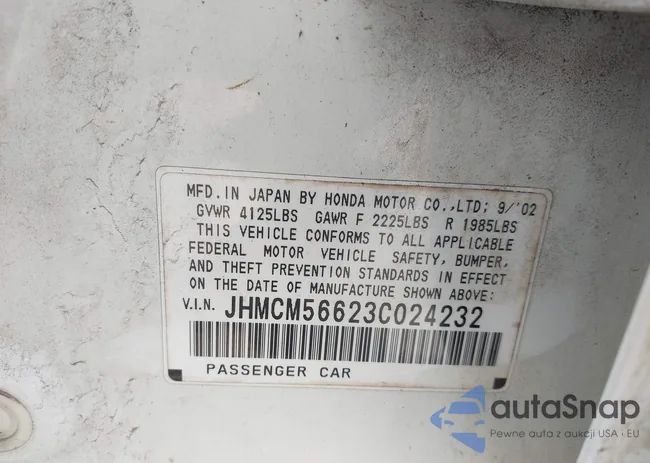 JHMCM56623C024232: 42338157