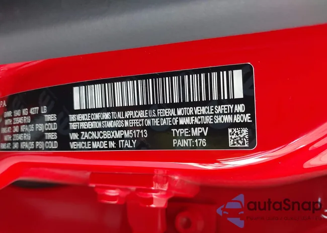 ZACNJCBBXMPM51713: 42339289