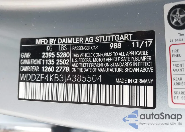 WDDZF4KB3JA385504: 42340289