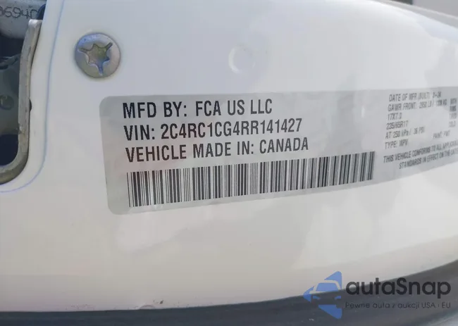 2C4RC1CG4RR141427: 42340454