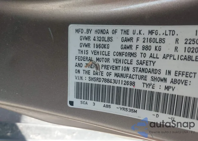 SHSRD78843U112698: 42340534