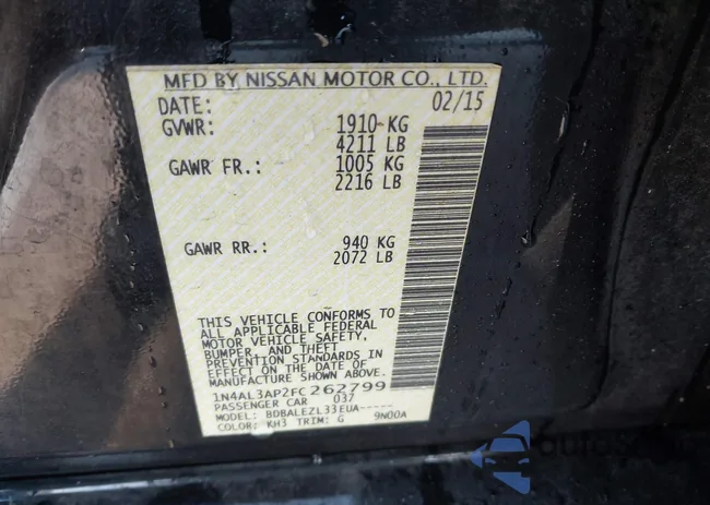 1N4AL3AP2FC262799: 42339964