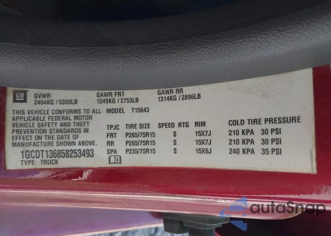 1GCDT136858253493: 42340120