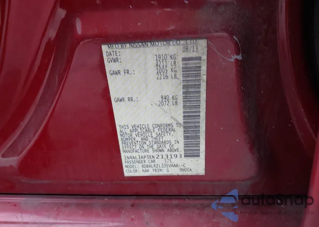 1N4AL3AP3EN213193: 42341292