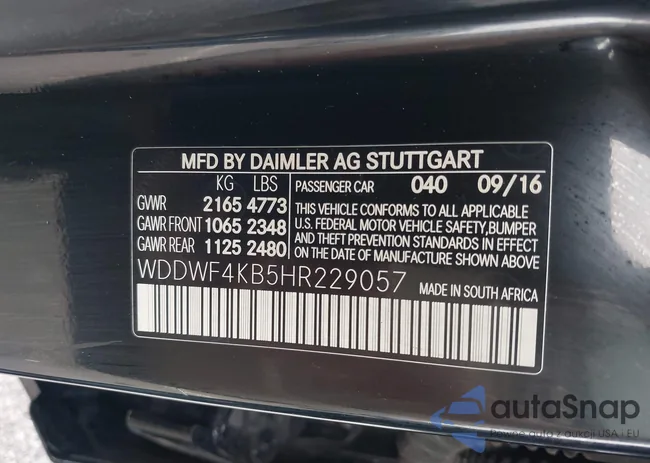 WDDWF4KB5HR229057: 42341313