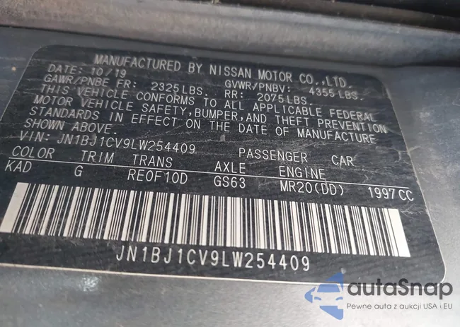 JN1BJ1CV9LW254409: 42341387