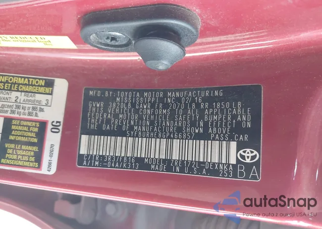 5YFBURHE8GP466857: 42341687