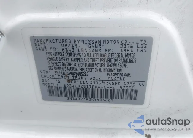 3N1AB7AP0KY405287: 42340884