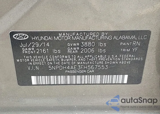 5NPDH4AE3FH567553: 42340963