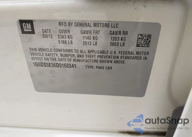 1G6DS5E36D0160341: 42341029