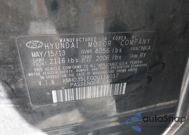 KMHD35LE0DU114037: 42342143