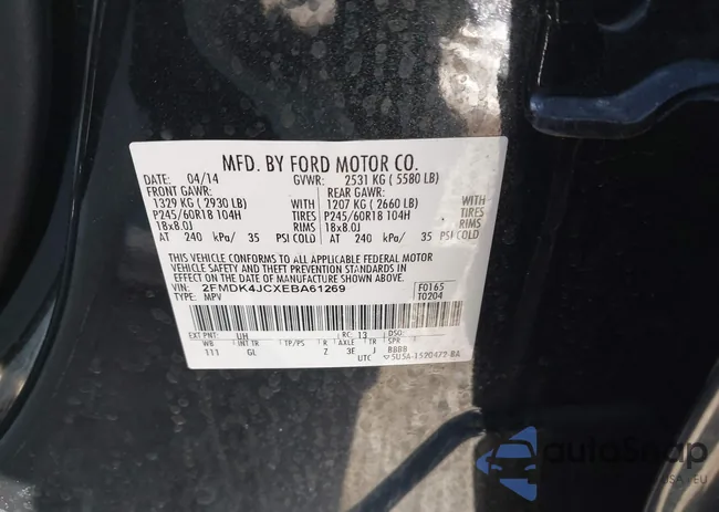 2FMDK4JCXEBA61269: 42342201