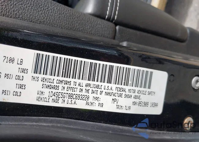 1D4SE5GT8BC693220: 42342243