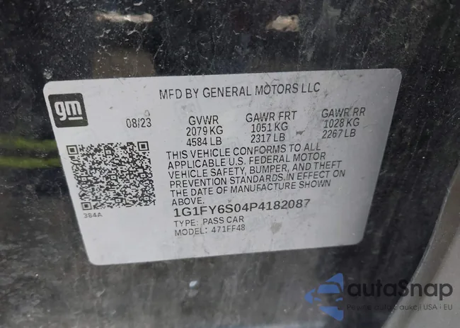 1G1FY6S04P4182087: 42342092