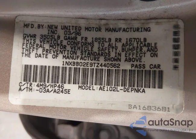 1NXBB02E9TZ440562: 42343375