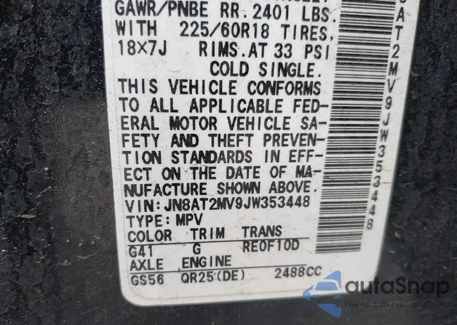 JN8AT2MV9JW353448: 42343467