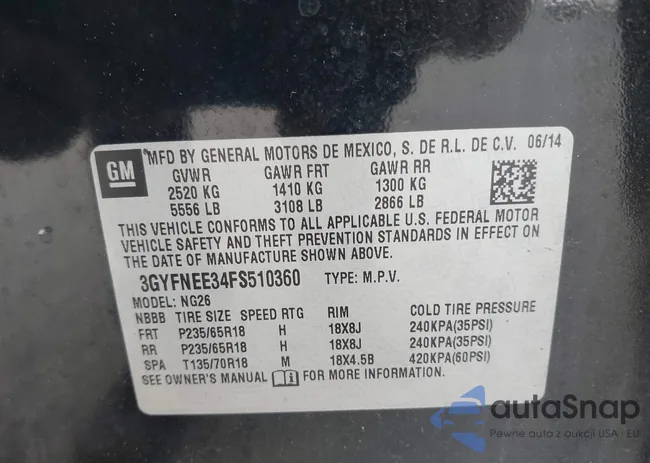 3GYFNEE34FS510360: 42343737