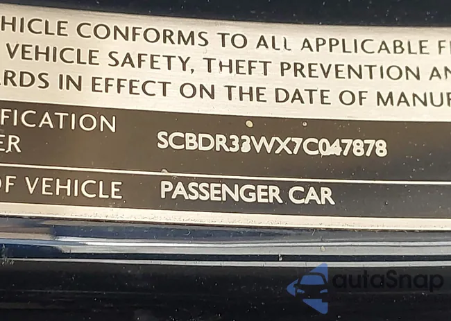 SCBDR33WX7C047878: 42342988