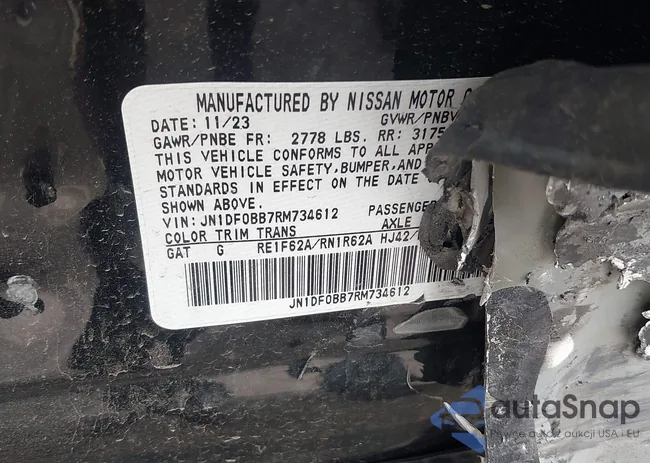 JN1DF0BB7RM734612: 42344221