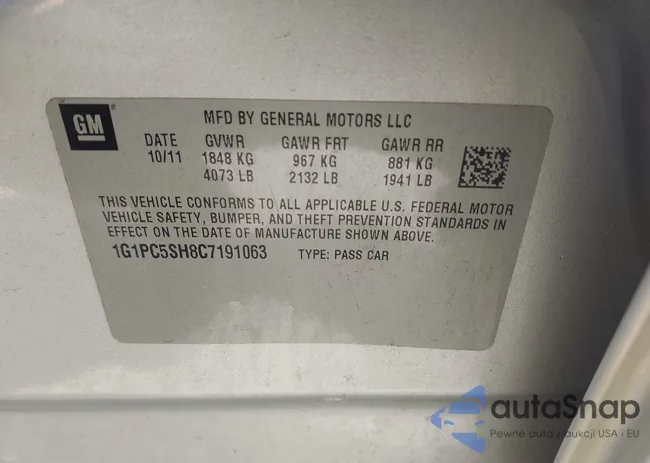 1G1PC5SH8C7191063: 42344033