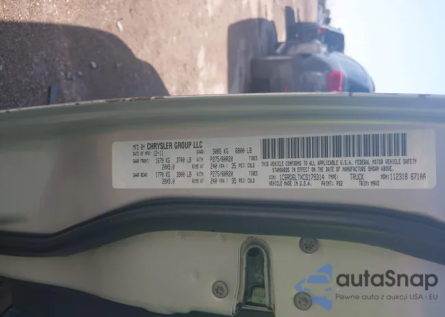 1C6RD6LTXCS179314: 42344070