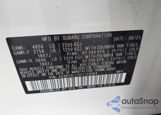 4S4BTALC2R3129084: 42345230