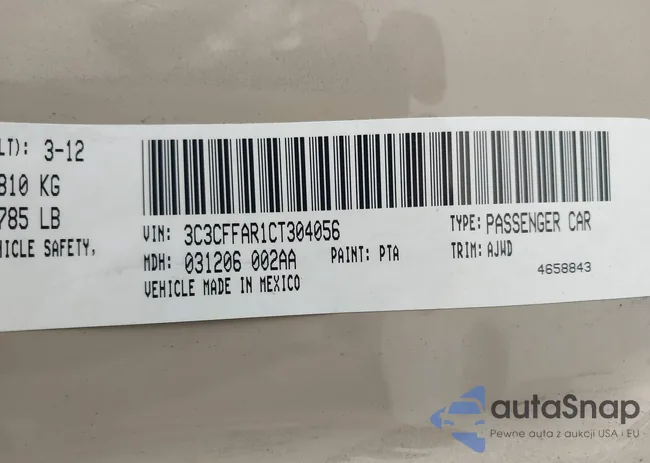 3C3CFFAR1CT304056: 42345528