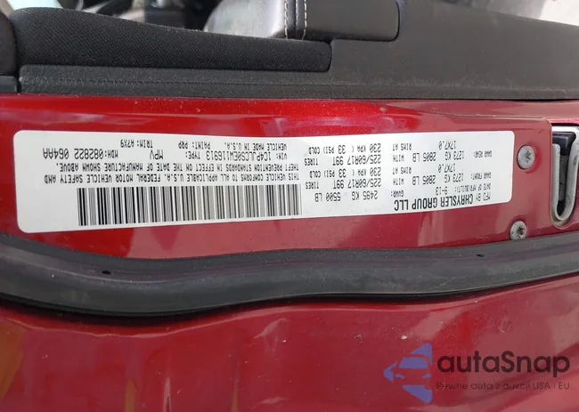 1C4PJLCS0EW116913: 42345645