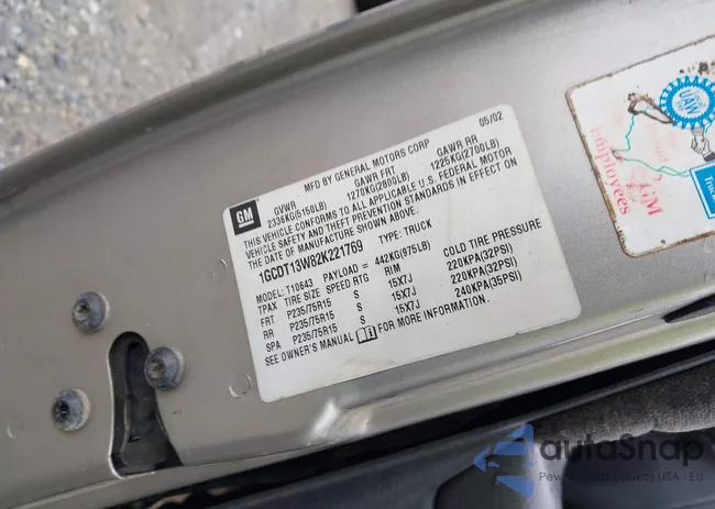 1GCDT13W82K221769: 42344934