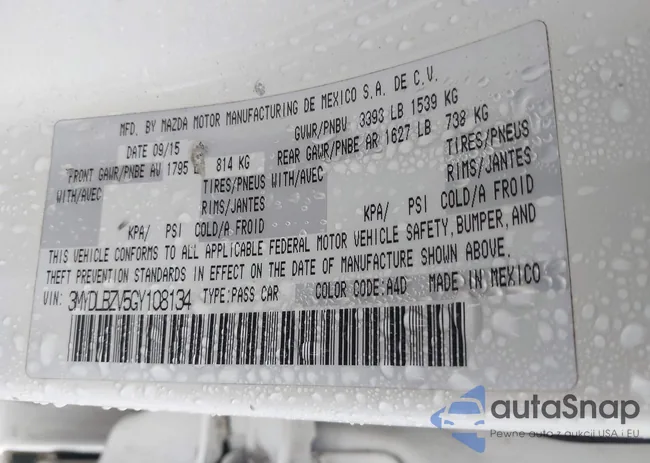 3MYDLBZV5GY108134: 42346145