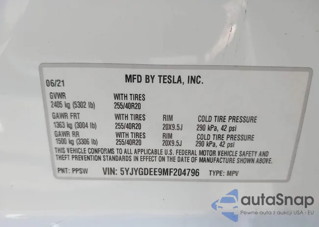 5YJYGDEE9MF204796: 42346154