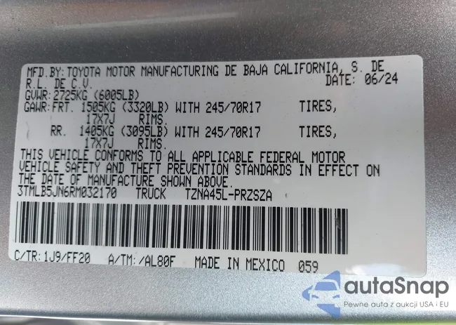 3TMLB5JN6RM032170: 42346349