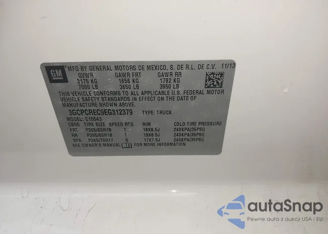 3GCPCREC9EG312379: 42346391