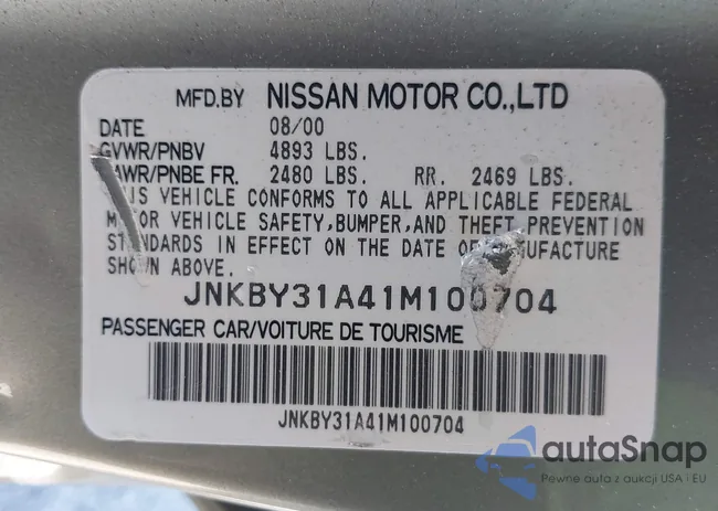 JNKBY31A41M100704: 42346520