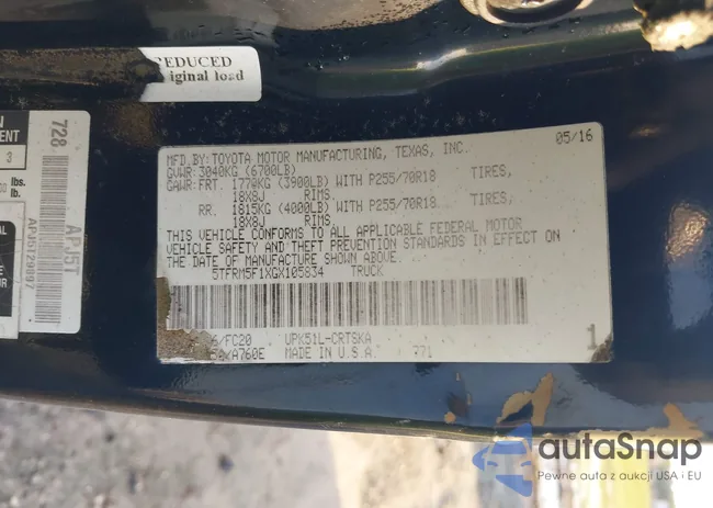 5TFRM5F1XGX105834: 42346529